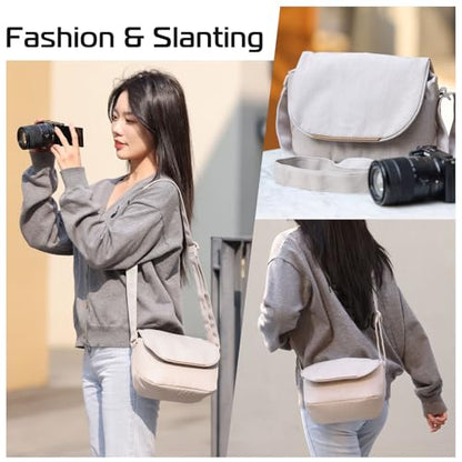 ULANZI 3L Camera Bag, Professional SLR/DSLR Crossbody Bag Shoulder Case - size: Grey 3-4 L
