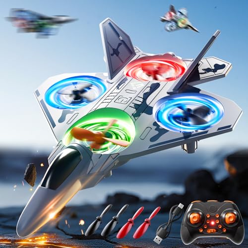 Remote Control Airplane Drone for Kids 8-12, Outdoor Flying Toy for Boys - size: L0718