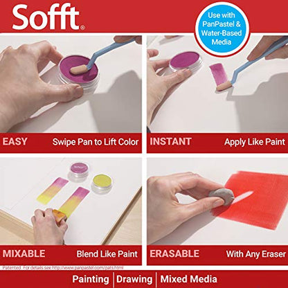 PanPastel Sofft Artist Tools by Golden, Mini Applicators, Pack of 12