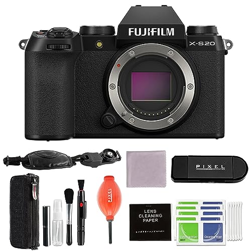 Fujifilm X-S20 Mirrorless Camera Body Bundle with Advanced Accessories | Fuji xs20 - style: Starter