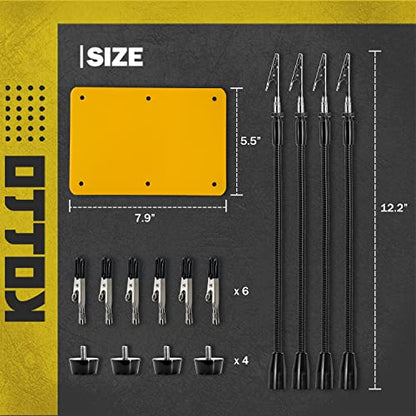 KOTTO Helping Hands Soldering,Third Hand Soldering Tool PCB Holder 4 Arms