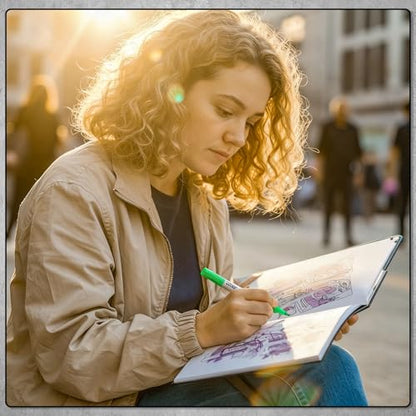 Marker Paper Pad 5.5 × 8.5 in, 50 Sheets, Spiral Bound, 120gsm - size: 5.5×8.5 Inch (50 Sheets )