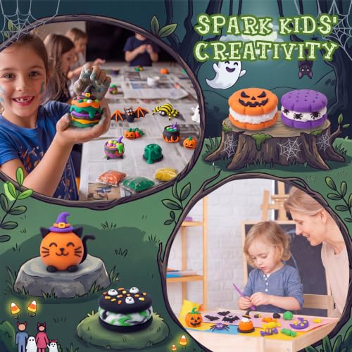 Air Dry Clay Bulk, Modeling Clay for Kids, 100 Pcs, Dark Color - color: Dark Color