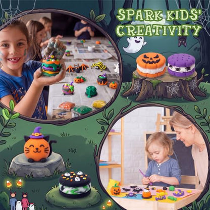 Air Dry Clay Bulk, Modeling Clay for Kids, 100 Pcs, Dark Color - color: Dark Color