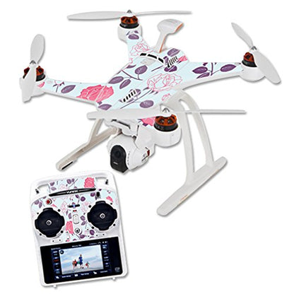 MightySkins Skin Compatible with Blade Chroma Quadcopter Drone wrap Cover Sticker Skins Vintage Floral