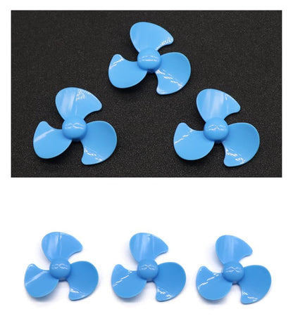 30PCS Propeller Props, be Suitable forMiniature DC Motor 2mm axis Propeller Small-Scale Production of Motor Fan Blades by Science and technologTightly Close fit130 motormaterial skrnrhrery