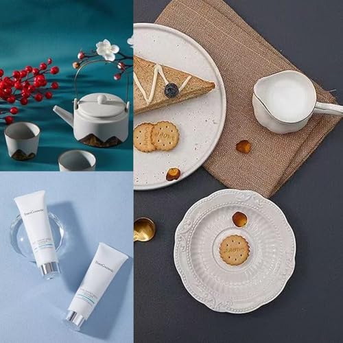 8PCS Non-Wrinkle Product Photography Backdrops, 28x20IN - color: White Grey yello