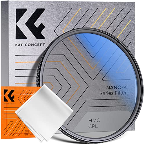 K&F Concept 72mm Circular Polarizer Lens Filter Ultra-Slim Optical Glass - size: 72mm