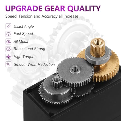 Deegoo-FPV MG996R 55g Metal Gear Digital Servos, 4-Pack - style: MG996R-4pack