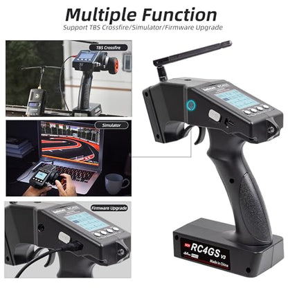 Radiolink RC4GS V3 5CH 2.4G RC Transmitter R6FG Gyro Receiver for Crawler
