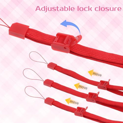 9 PCS Hand Wrist Strap, Adjustable Phone Lanyards for Wii Remote Strap Multi Purpose Wristbands Phone Straps Wristlet Wristband with Lock for Wii Remote Controller, MobilePhone, Mp3, Digital Camera