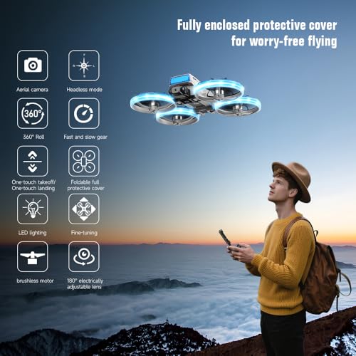 XJ2 Drone with Screen Remote Control, Obstacle Avoidance, 2 batteries.