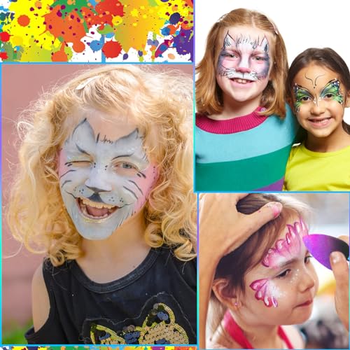 24+1 Pcs Face Paint Sponges Kit, Boyistar Art Work Body Painting Sponge