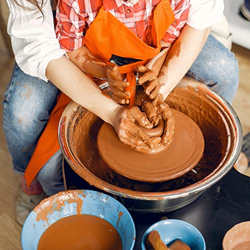 Deouss 10 lbs Terra Cotta Pottery Clay - Cone 06, Ideal for Wheel Throwing, Hand Building, Firing, Sculpting, Beginners & Advanced - size: 10 lbs