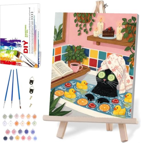 WUDWL Paint by Numbers Kit for Adults Beginner, with Framed - color: YH04254