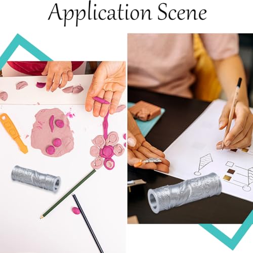 CRASPIRE Polymer Texture Rollers Pottery Clay Roller Whale Ocean Sea Animal Pattern Embossing Texture 4.1 Inch Plastic Column Decorative Hand Molding Tool for Polymer Clay Pottery DIY Making Crafts - style: Whale
