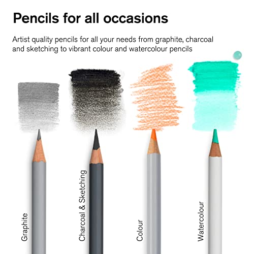 Winsor & Newton Studio Collection, Sketching Pencils, Set of 6 - style: 6 Sketching Pencils