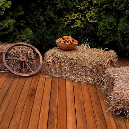 Oudain 54 Inch x 100 ft Wood Grain Wall Tablecloth Roll Cutter Box - style: Wood Grain