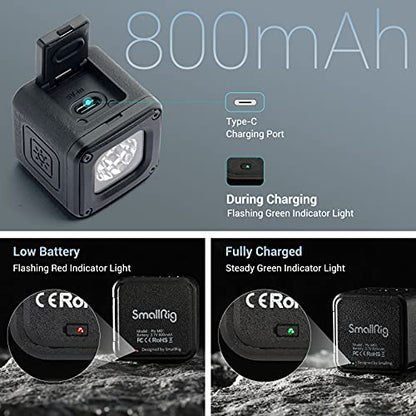 SmallRig 3 Pack RM01 Mini LED Video Lighting Kit, Lume Cube Camera Light - size: 3 Pack