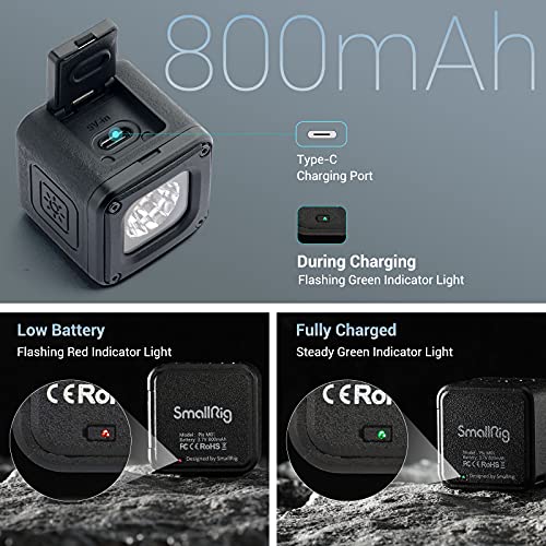 SmallRig 3 Pack RM01 Mini LED Video Lighting Kit, Lume Cube Camera Light - size: 3 Pack