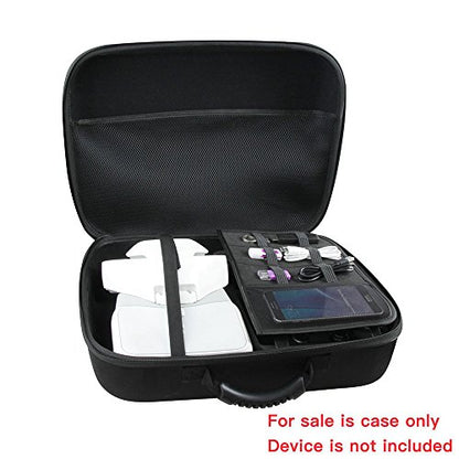 Hermitshell Hard EVA Travel Case Fits DJI Mavic Pro + DJI Goggles Immersive FPV Double 1920×1080 HD Screens Drone Accessories - Fits The Remote Control, 3 Extra Batteries, Charger and More