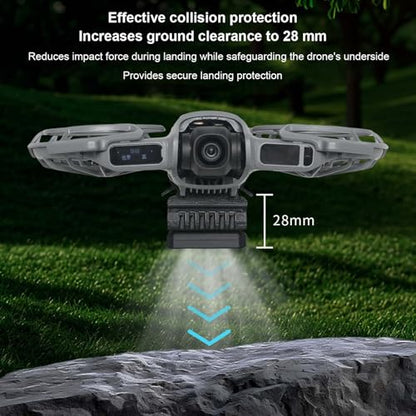 LED Night Flight Light for DJI Neo 2 Rechargeable Quick Release Navigation LED Night Lights Anti-Collision Warning Light Drone Landing Gear Protector with Three-Mode Lighting (SET) - color: SET