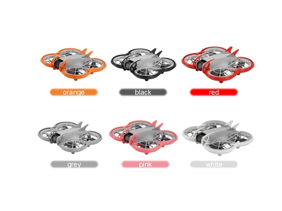 Neo Drone Protection Accessories Kit for Neo, Propeller Guards, Gimbal Bumper, Tail Wing and Landing Gear (Upgrade Version) (Grey) - color: Grey