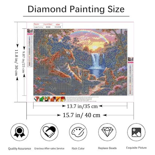 XIYOUVIGOR Diamond Painting Kits for Adults, Tiger Diamond Art Kit - color: Animal (Tiger)