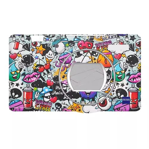 Decal Skin for Sony ZV-1 Vinyl Wrap Anti-Scratch Film Mirrorless Camera Body Protective Sticker Protector Coat ZV1(Graffiti White) - color: Graffiti White