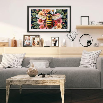 YOYA Large Diamond Art Kits for Adults, Bee 5D Large Diamond Painting - color: Bee 504