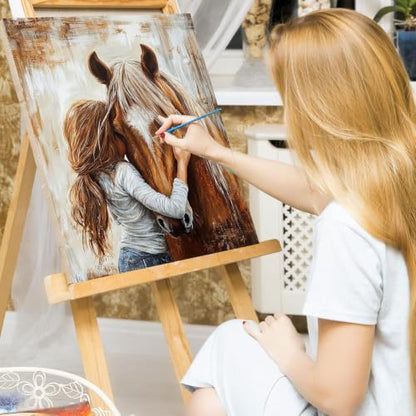 WUDWL Paint by Numbers Kit for Adults Beginner, with Framed - color: YH04247