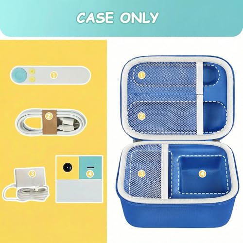 Againmore Case Compatible with Nex Playground Active Play System, Video Game Console Storage Holder Bag with Custom Slots for Device, HDMI Power Cord, Remote Control and Accessories-Blue(Box Only) - style: Blue Case