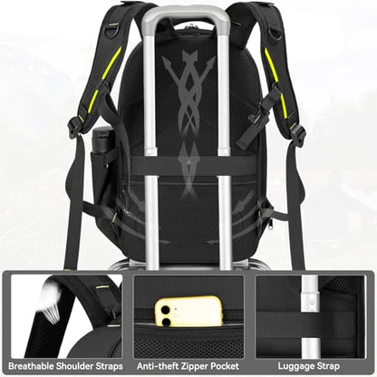 TORIBIO Large Hardshell Camera Backpack DSLR/SLR/Mirrorless Photography Bag - color: Black