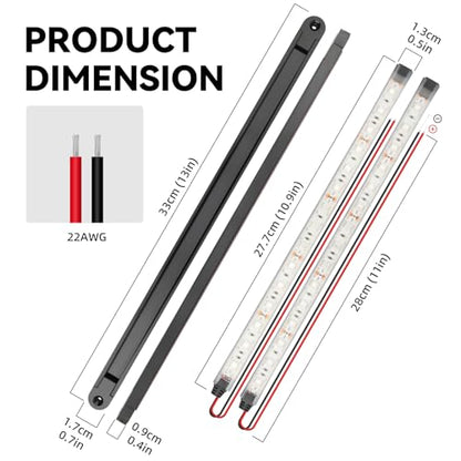 Boats Led Navigation Strip Lights, Red & Green, IP 67 Waterproof - color: RED&GREEN