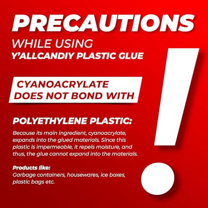 Plastic Glue for Models, Miniatures, Legos, PLA, 3D Printing Repair. Fast Setting Heavy Duty Strong Super Glue for Plastic 20g - size: 1 Pack