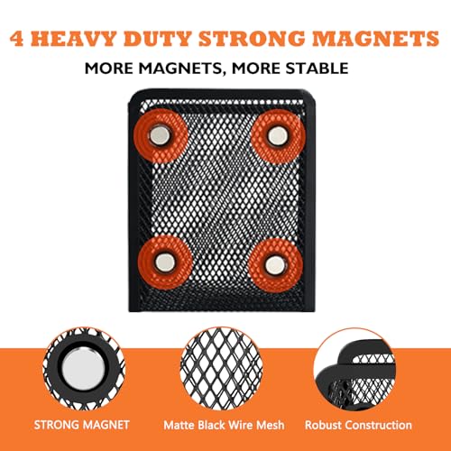 Magnetic Pencil Holder Whiteboard Pen Holder Locker Accessories (1-Slot*2)