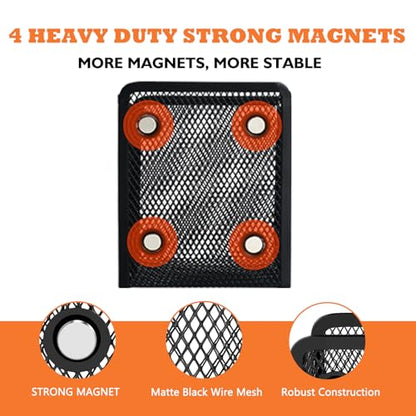 Magnetic Pencil Holder Whiteboard Pen Holder Locker Accessories (1-Slot*2)