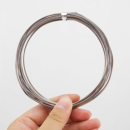 INSPIRELLE 15 Guage Aluminum Craft Wire 20 Colors Bendable Metal Wire - size: 15 Guage (1.5mm)