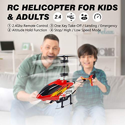 U12 Remote Control Helicopter Mini RC Helicopter with Altitude Hold Red - color: Red