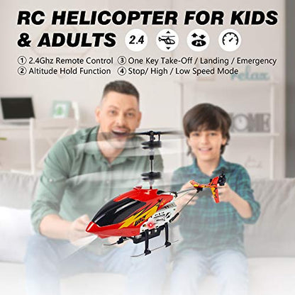 U12 Remote Control Helicopter Mini RC Helicopter with Altitude Hold Red - color: Red
