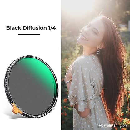 K&F CONCEPT 72mm Black Diffusion 1/4 Effect & Variable ND2-32 Filter in-1 - size: 72mm
