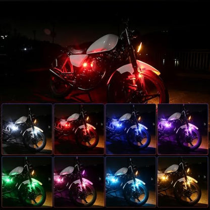 Flashing Lights Rechargeable LED Wireless Anti Collision Waterproof