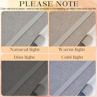 Watercolor Journal Sketchbook 3.5x5.5 24 Sheets Gray - color: Gray, size: 3.5x 5.5 Inch