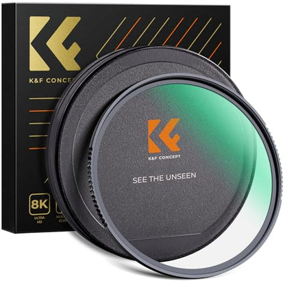 K&F CONCEPT 77mm MC UV Protection Filter Shockproof Tempered Optical Glass - size: 77mm