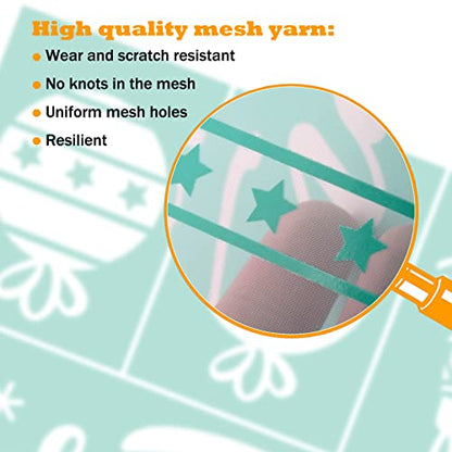 Silk Screen Stencils Transfers Reusable Self Adhesive Mesh Screen Stencil Kit for Chalkboard Fabric(Home Sweet Home) - color: sweet home