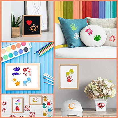 Graffiti Stencils for Crafts, 64 Pcs 3 Inch for Rocks Mini Signs Cards - color: Graffiti