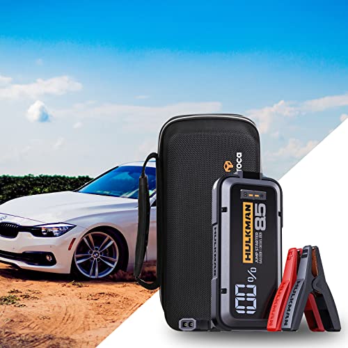 Aproca Case Compatible with HULKMAN Alpha85/Alpha85S/Alpha Pro Jump Starter, Portable Hard Storage Bag for Accessories (Case Only)