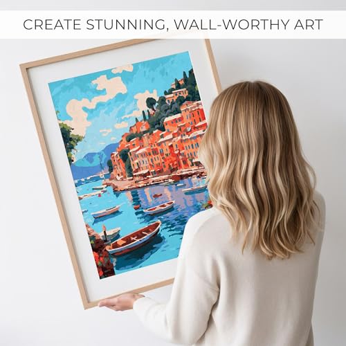 Beautiful Paint By Number Kit for Adults - Painting Set with 2 Canvases