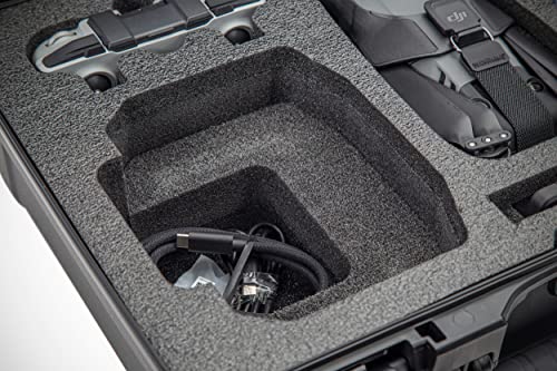 Nanuk 925 Waterproof Hard Case with Foam Insert for DJI Mavic 3 & Mavic 3 Classic - Fly More/Cine Premium Combo - Graphite - color: Graphite