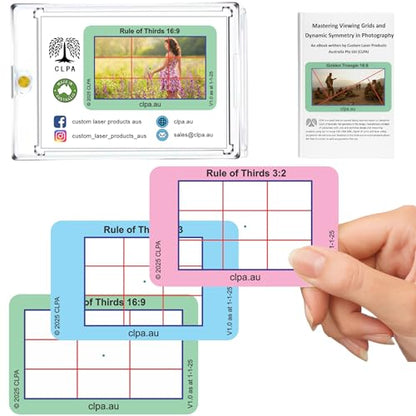 Rule of Thirds Directors Viewfinder Card - size: Rule of Thirds
